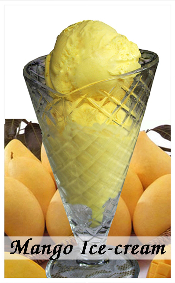 Mango Ice-Cream (2 Scoops)